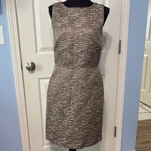 Banana Republic Woven Metallic Sleeveless Dress
